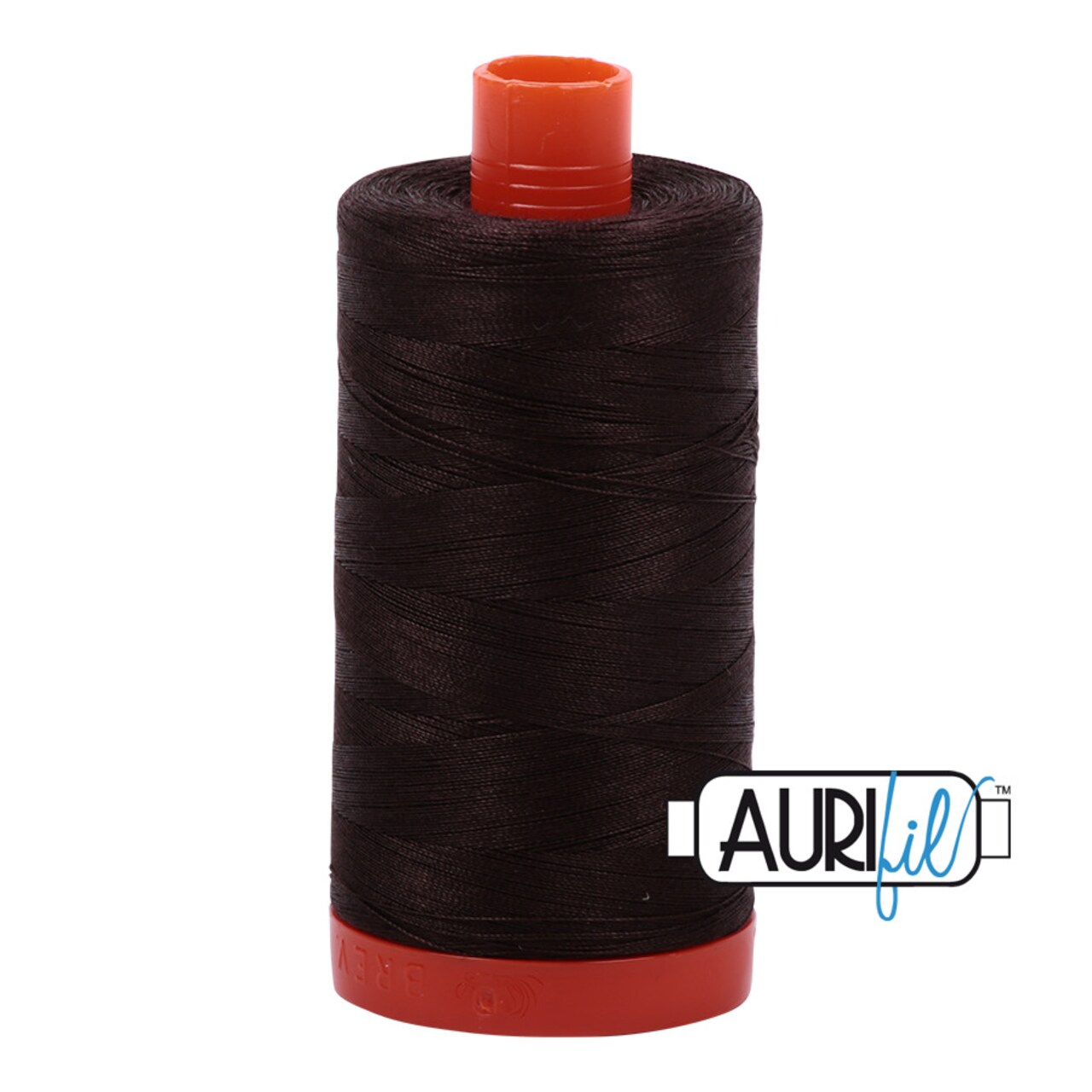 Very Dark Bark (1130) | 50wt Large Spool (1300M / 1422Y) | Aurifil Thread